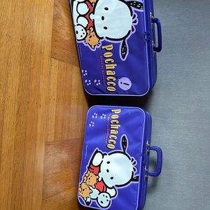 Pair of Pochacco suitcases